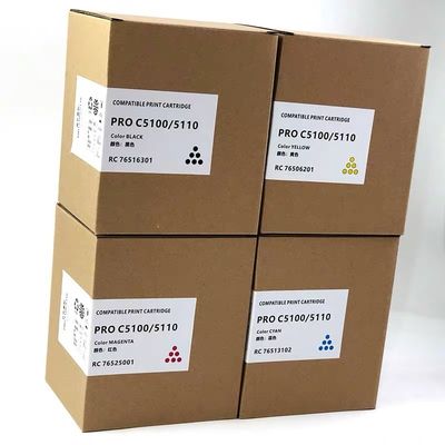 26000 sayfa çıkışı ve 1 1 Kusurluların değiştirilmesi ile Pro C5100/5110 yazıcısı için Ricoh toner kartuşu