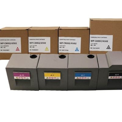 Ricoh MPC8002/6502 yazıcısı için Ricoh toner kartuşu% 100 nakliye öncesi test ile
