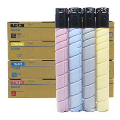Konica Bizhub C258 C308 C368 için Minolta Toner Kartüsleri Siyah/Syan/Sarı/Majenta 27K/25K Sayfalar ISO/SGS/MSDS Sertifikasyonu